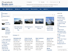 Tablet Screenshot of overstockboats.com